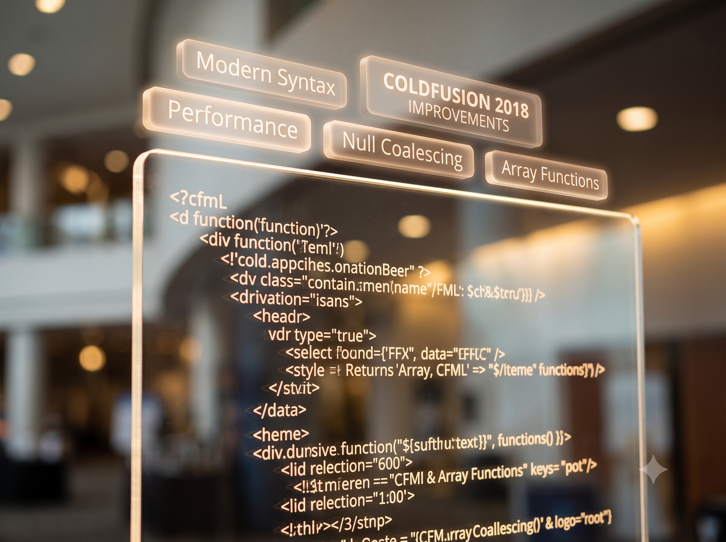 Language improvements in ColdFusion 2018 at Adobe Immerse ’18
