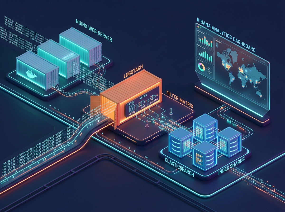 A Log Analyzer with the ELK Stack, Nginx and Docker